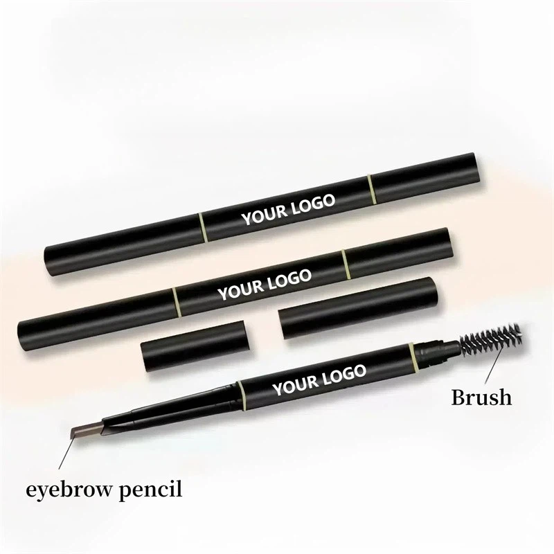 Triangle Head Rotating Eyebrow Pencil With Brush